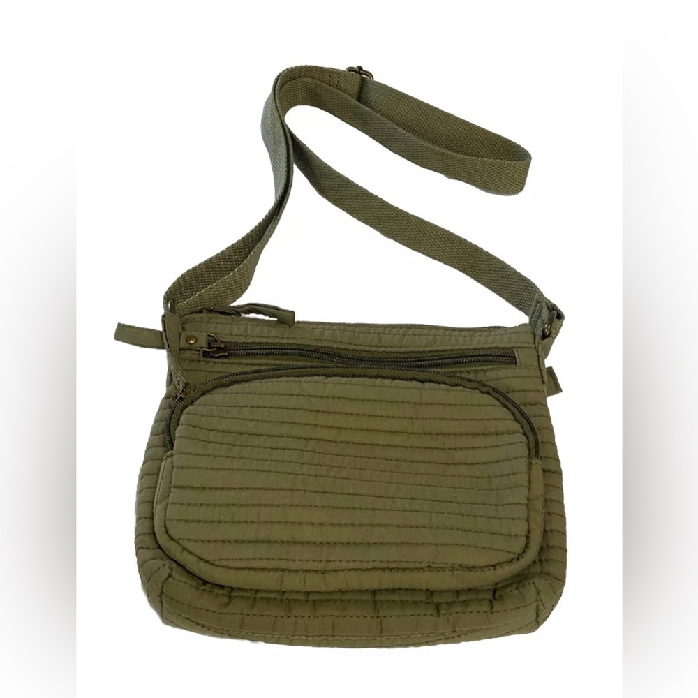 Olive Green Crossbody Bag, Lightweight, Never Used, Excellent Condition